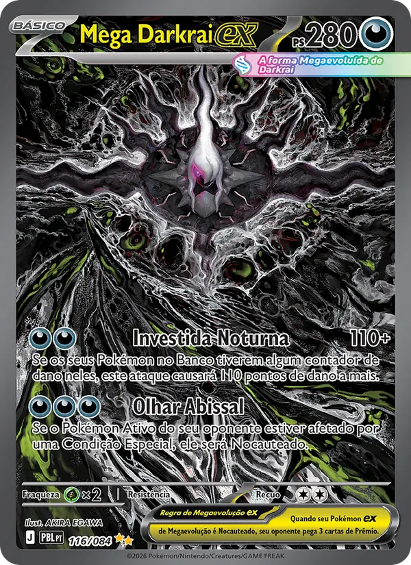Mega Darkrai ex – Escuridão Absoluta 116