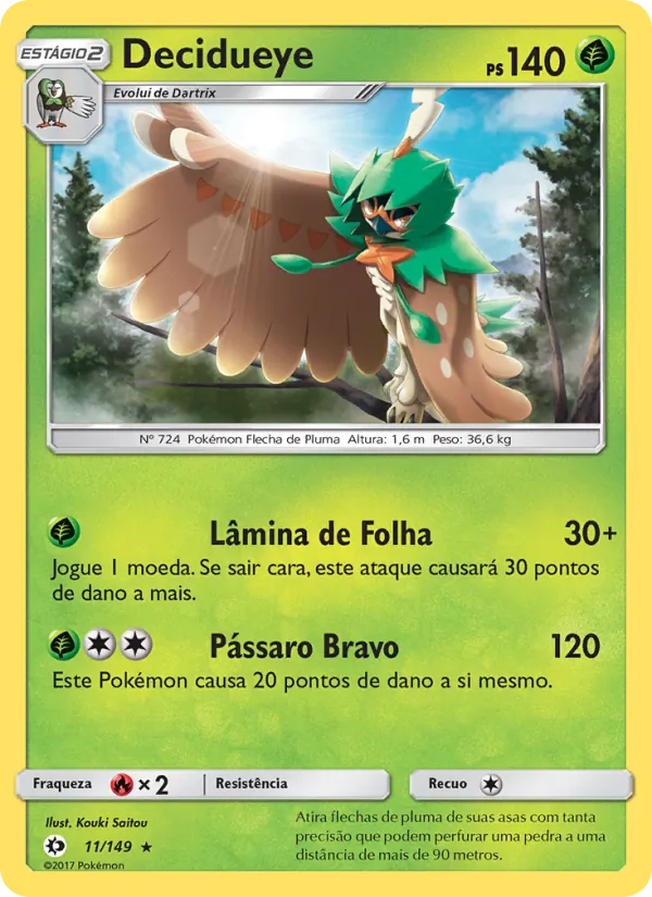 Decidueye – Sol e Lua 11