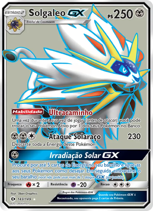Solgaleo GX – Sol e Lua 143