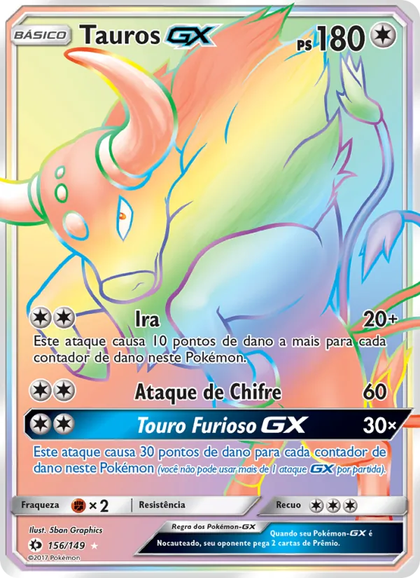Tauros GX – Sol e Lua 156