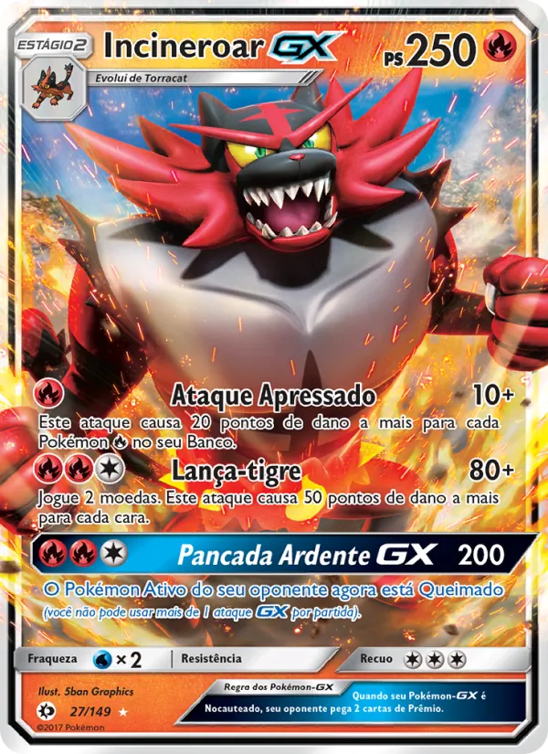 Incineroar GX – Sol e Lua 27