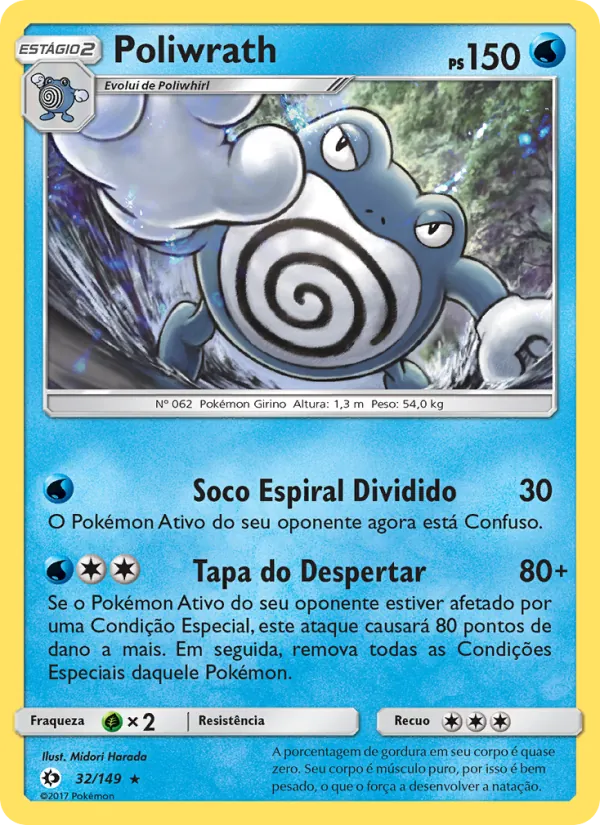 Poliwrath – Sol e Lua 32