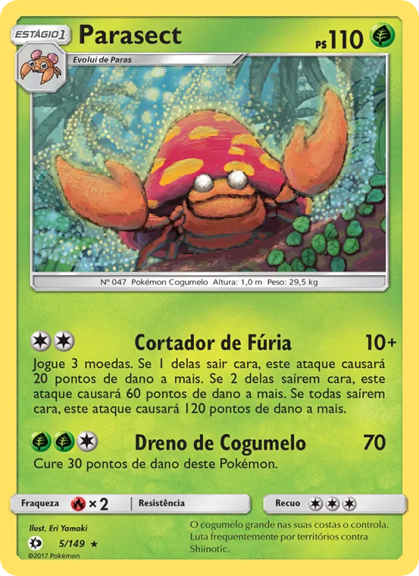 Parasect – Sol e Lua 5