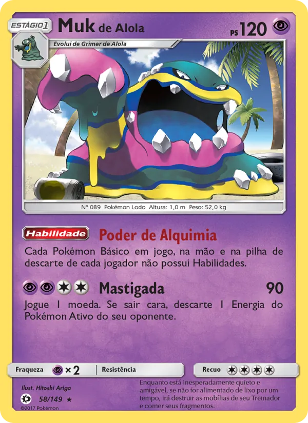 Muk de Alola – Sol e Lua 58