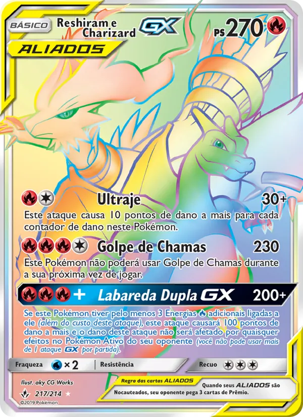Reshiram e Charizard GX – Elos Inquebráveis 217