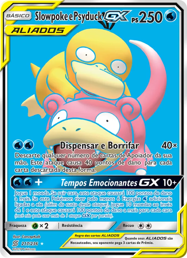 Slowpoke e Psyduck GX – Sintonia Mental 217