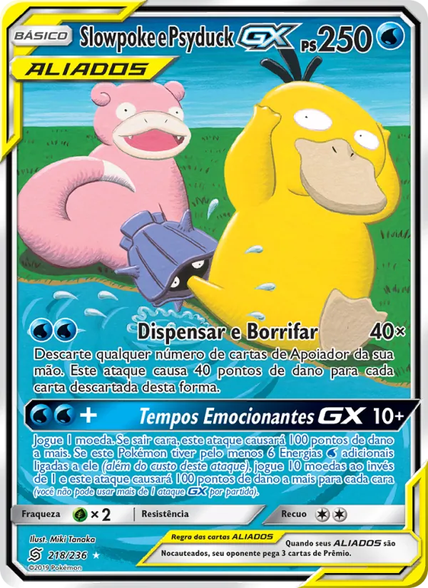 Slowpoke e Psyduck GX – Sintonia Mental 218