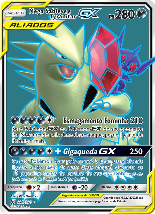 Mega Sableye e Tyranitar GX – Sintonia Mental 225