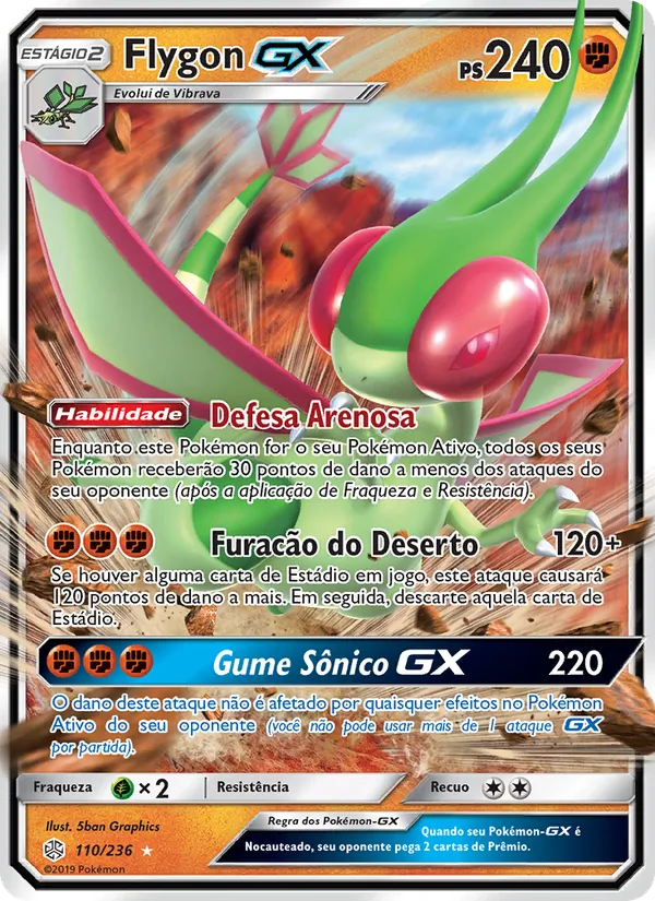 Flygon GX – Eclipse Cósmico 110