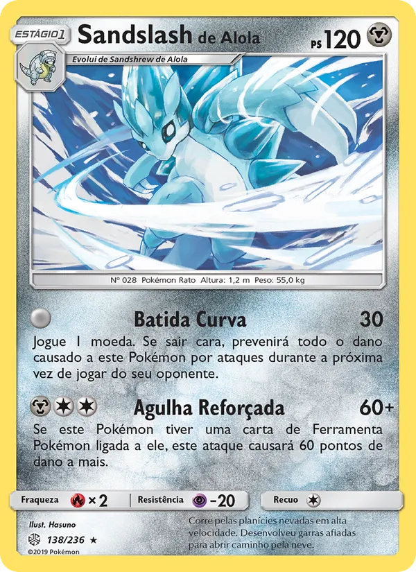 Sandslash de Alola – Eclipse Cósmico 138