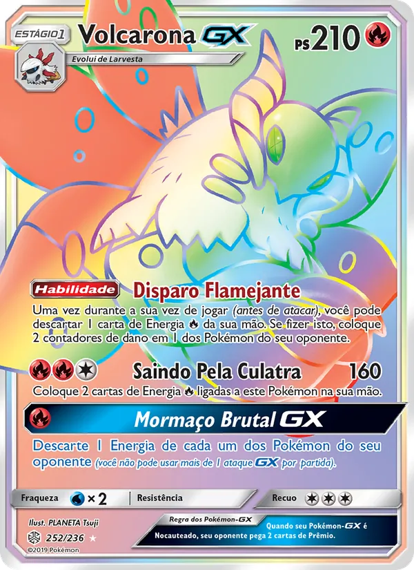 Volcarona GX – Eclipse Cósmico 252