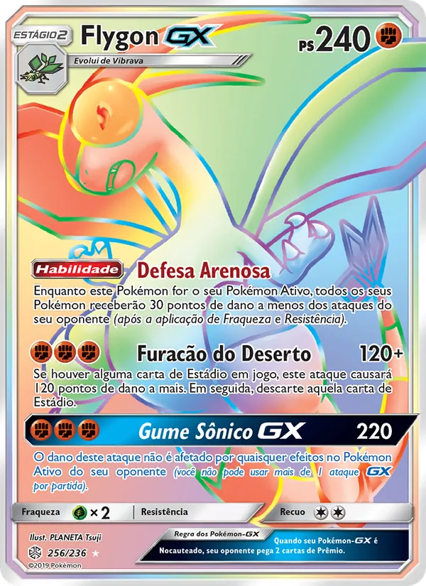 Flygon GX – Eclipse Cósmico 256