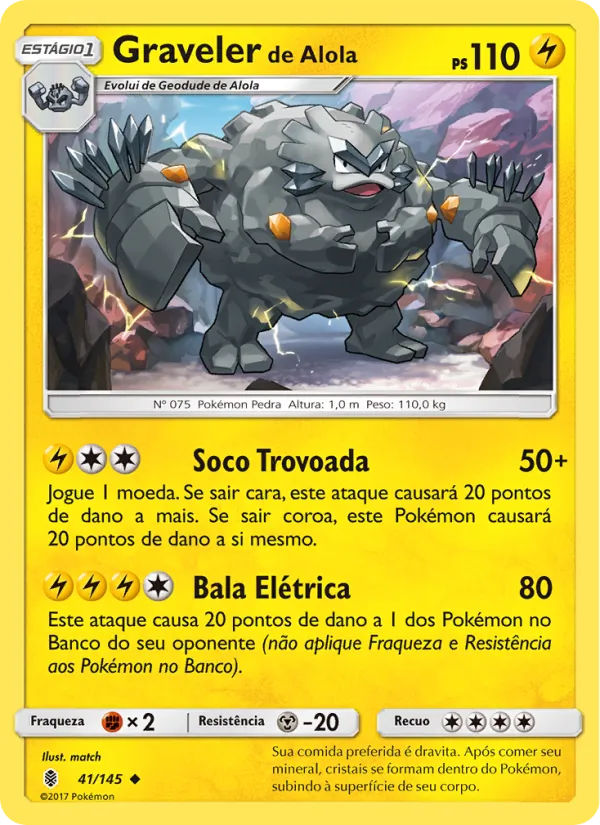Graveler de Alola – Guardiões Ascendentes 41