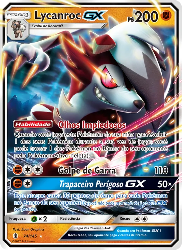 Lycanroc GX – Guardiões Ascendentes 74