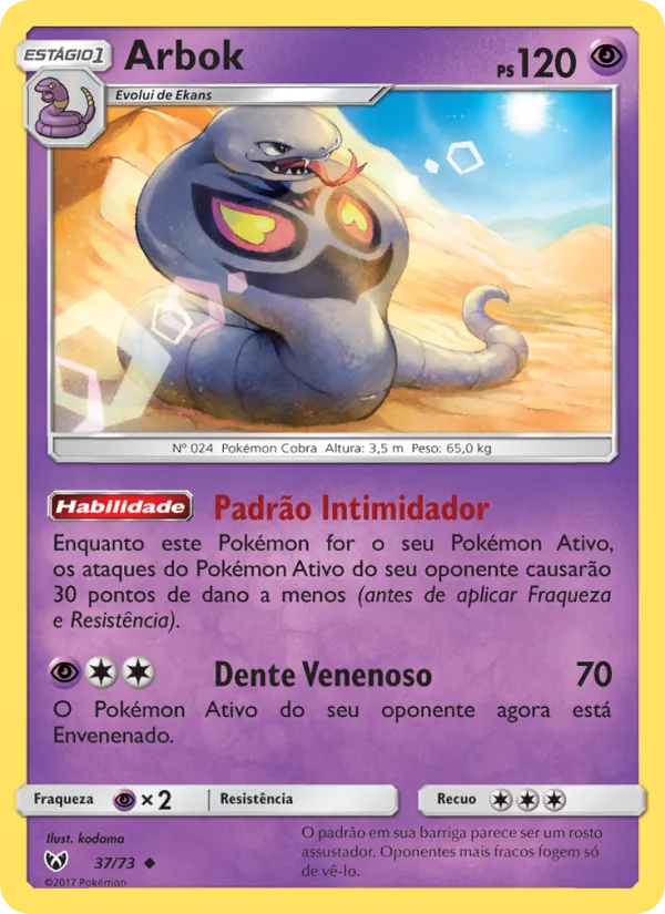 Arbok – Lendas Luminescentes 37