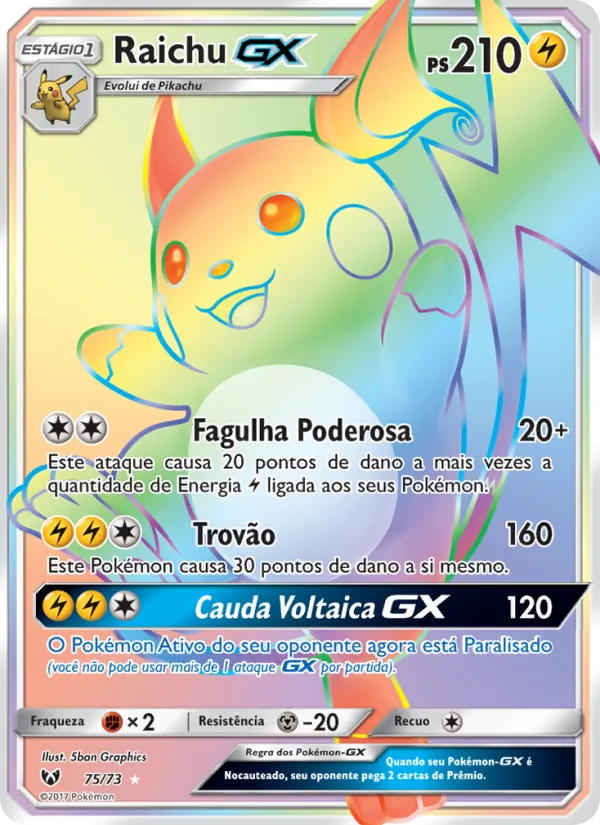 Raichu GX – Lendas Luminescentes 75