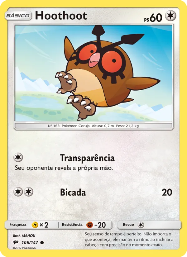 Hoothoot – Sombras Ardentes 106