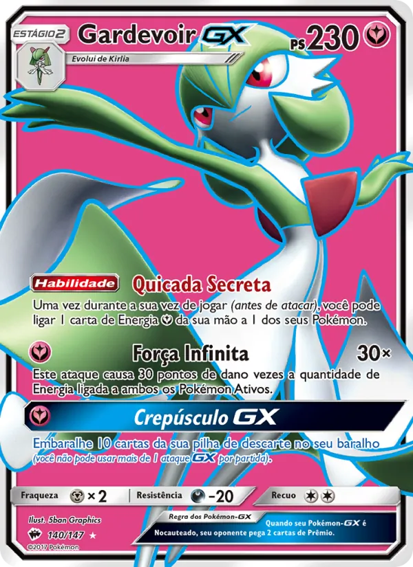 Gardevoir GX – Sombras Ardentes 140