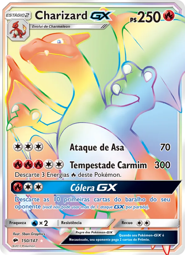 Charizard GX – Sombras Ardentes 150