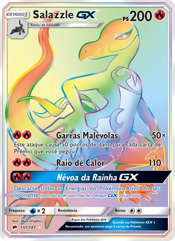 Salazzle GX – Sombras Ardentes 151