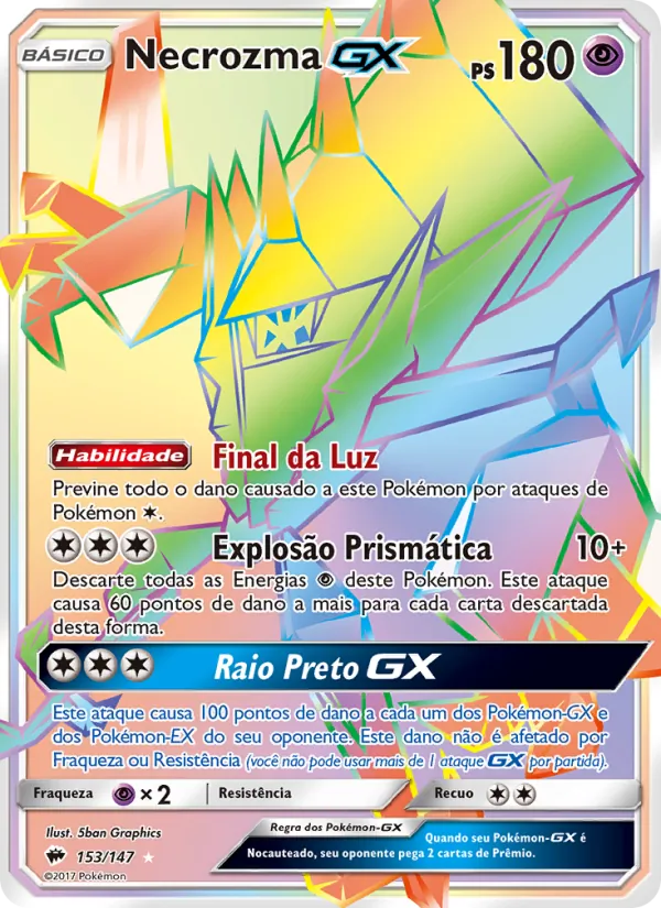 Necrozma GX – Sombras Ardentes 153