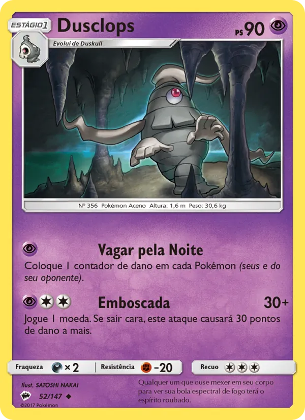 Dusclops – Sombras Ardentes 52