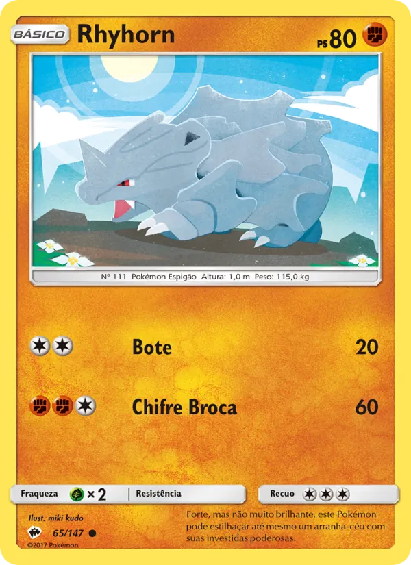 Rhyhorn – Sombras Ardentes 65
