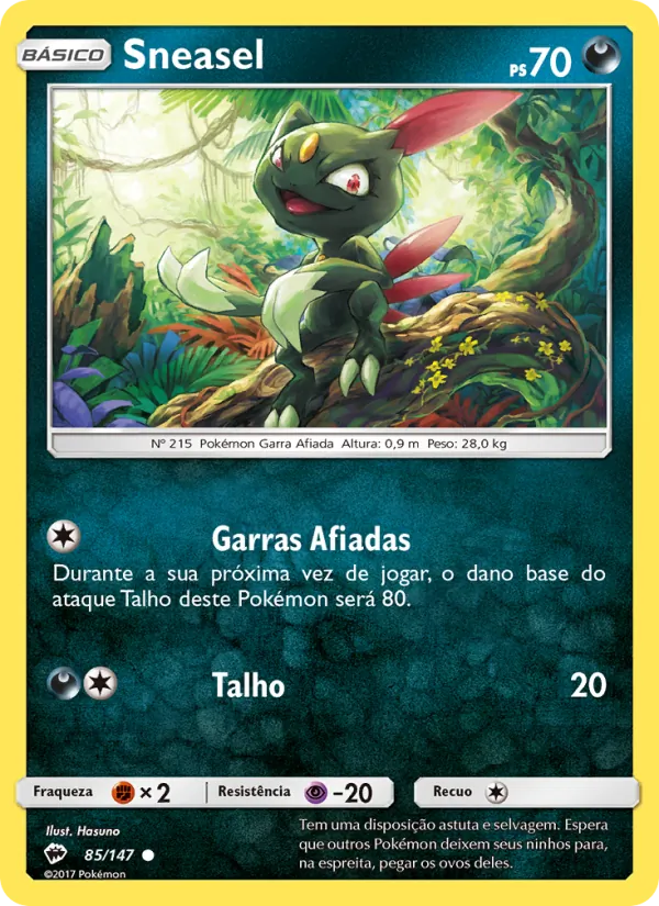 Sneasel – Sombras Ardentes 85