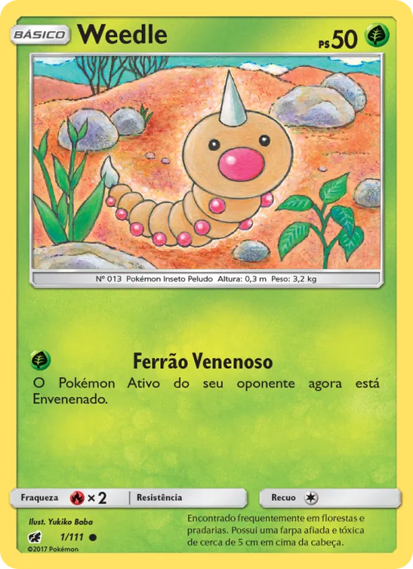 Weedle – Invasão Carmim 1