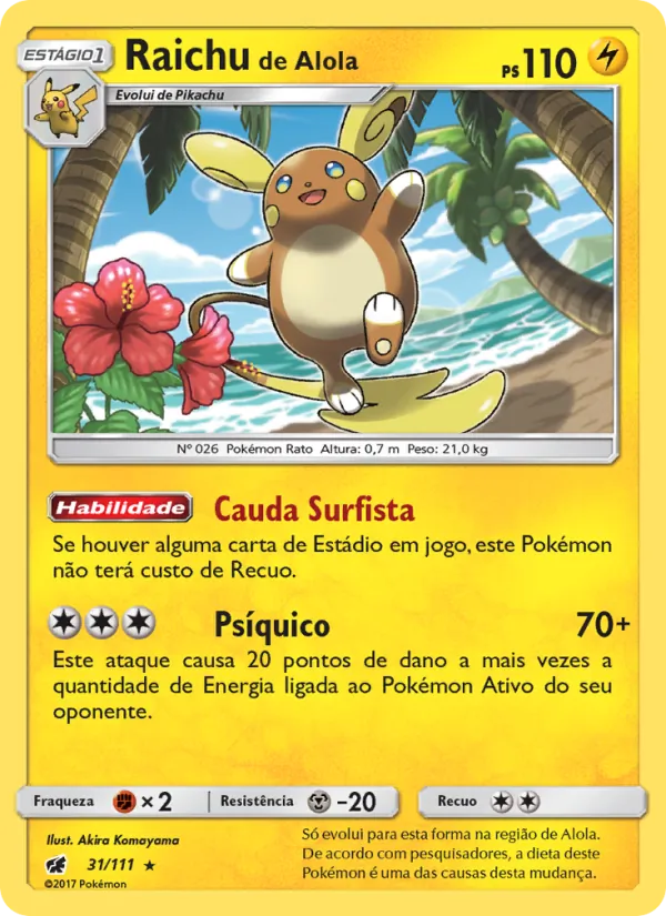 Raichu de Alola – Invasão Carmim 31
