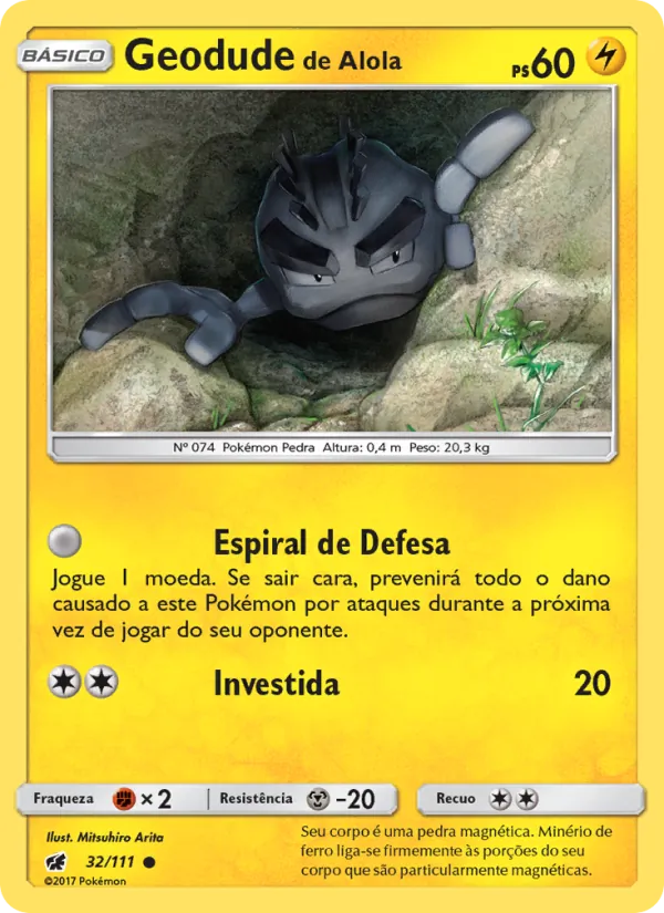 Geodude de Alola – Invasão Carmim 32
