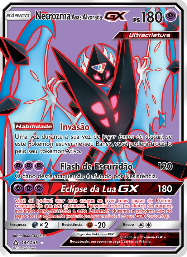 Necrozma Asas Alvorada GX – Ultra Prisma 143