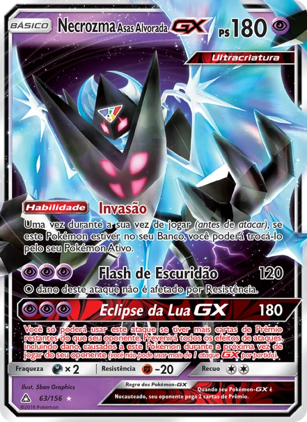 Necrozma Asas Alvorada GX – Ultra Prisma 63