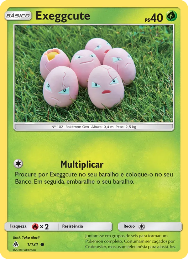 Exeggcute – Luz Proibida 1