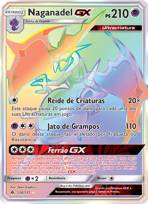 Naganadel GX – Luz Proibida 134