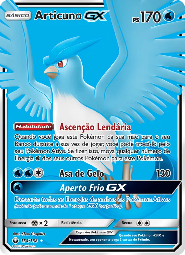 Articuno GX – Tempestade Celestial 154