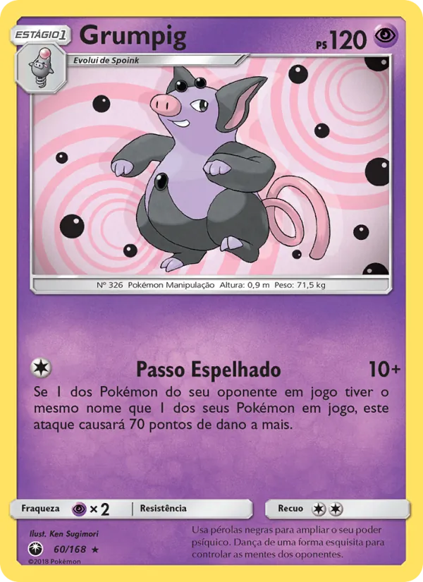 Grumpig – Tempestade Celestial 60