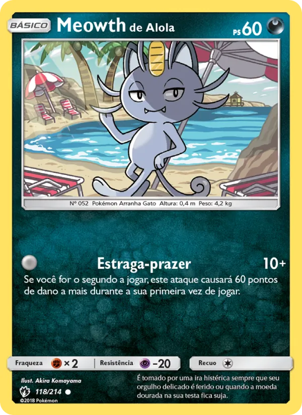 Meowth de Alola – Trovões Perdidos 118