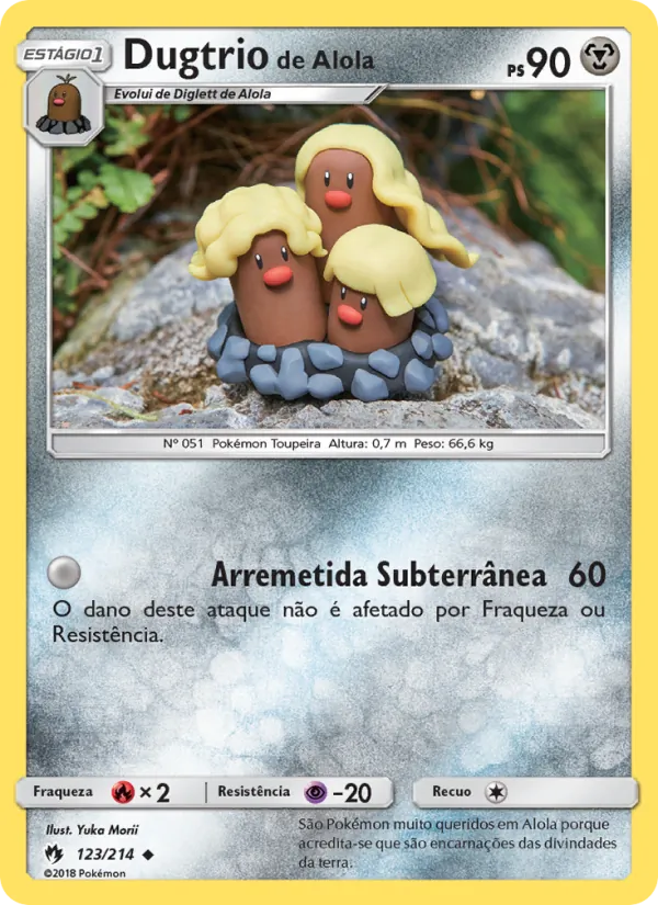 Dugtrio de Alola – Trovões Perdidos 123