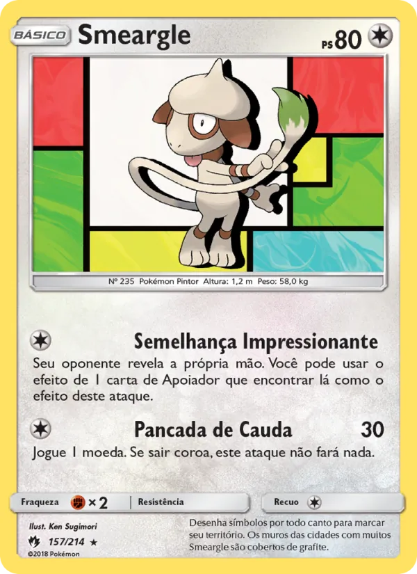 Smeargle – Trovões Perdidos 157