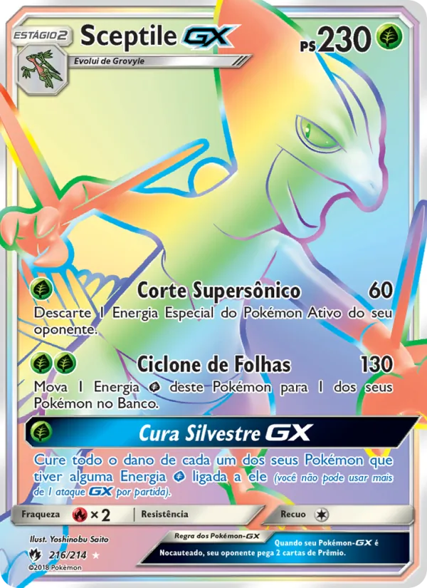 Sceptile GX – Trovões Perdidos 216