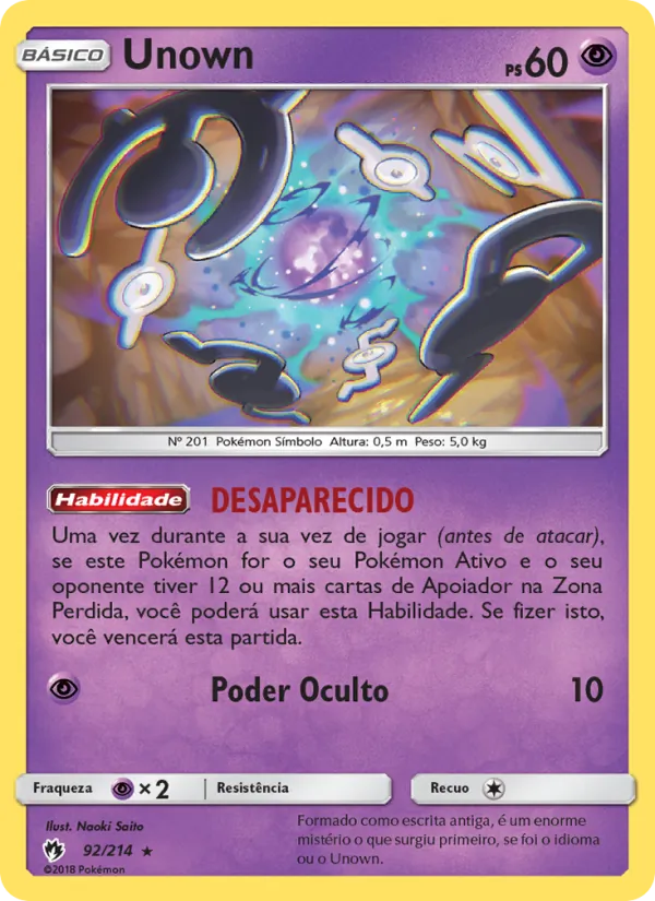 Unown – Trovões Perdidos 92