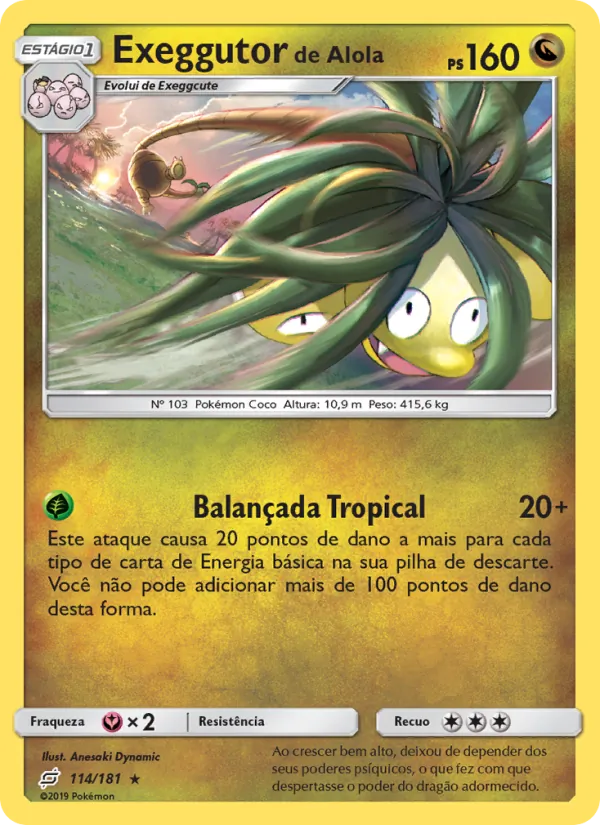 Exeggutor de Alola – União de Aliados 114