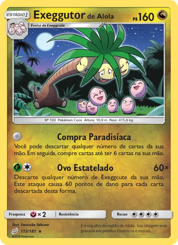 Exeggutor de Alola – União de Aliados 115
