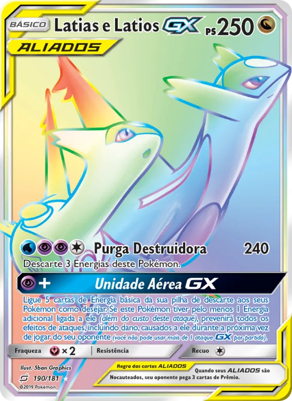 Latias e Latios GX – União de Aliados 190