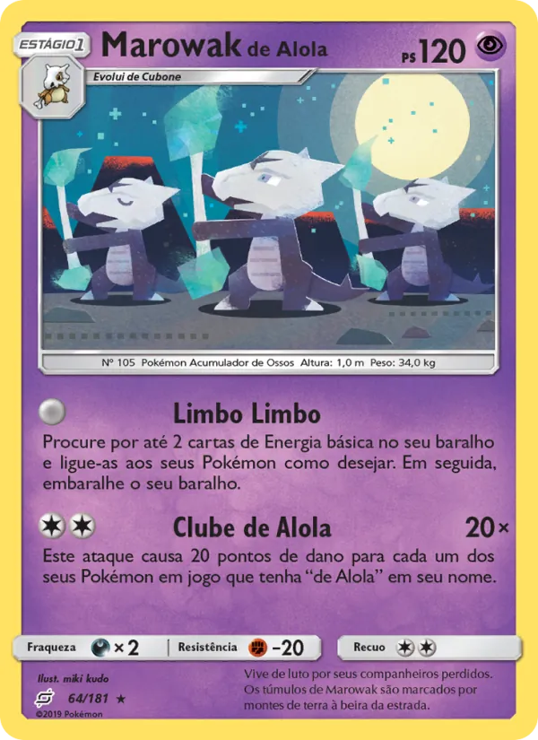 Marowak de Alola – União de Aliados 64