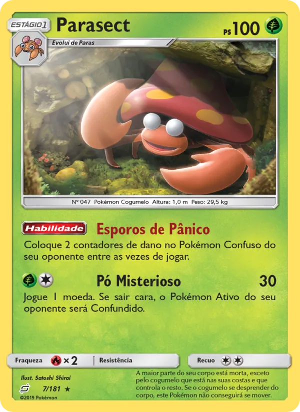 Parasect – União de Aliados 7