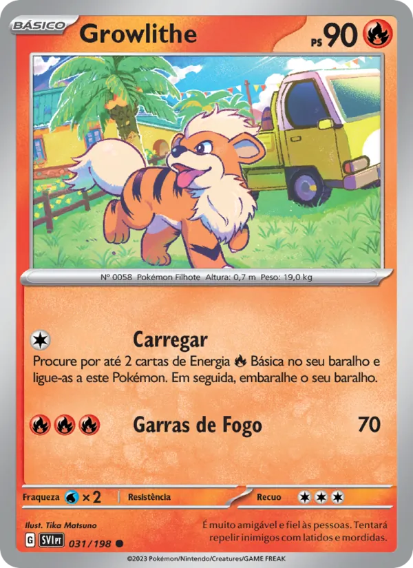 Growlithe – Escarlate e Violeta 31