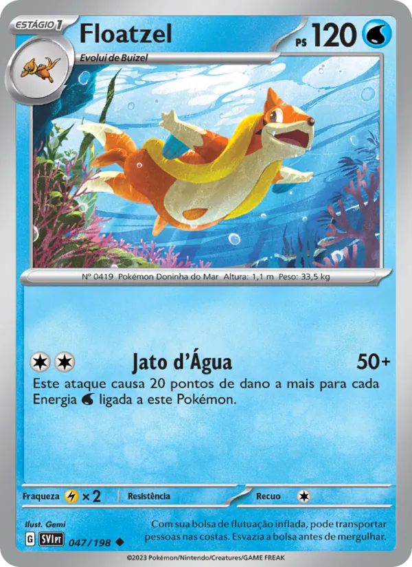 Floatzel – Escarlate e Violeta 47
