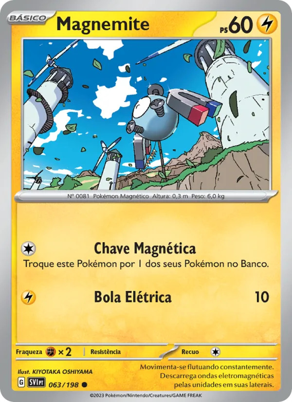 Magnemite – Escarlate e Violeta 63